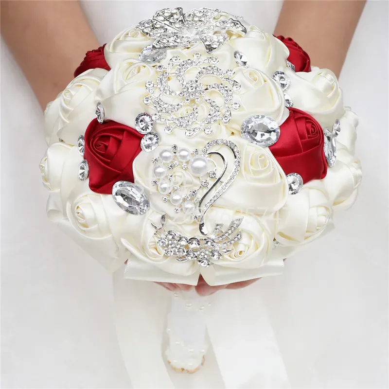 ラインストーンブライドブーケ ウェディングデコレーション用品 - Wedding Supply Factory のレビューと価格