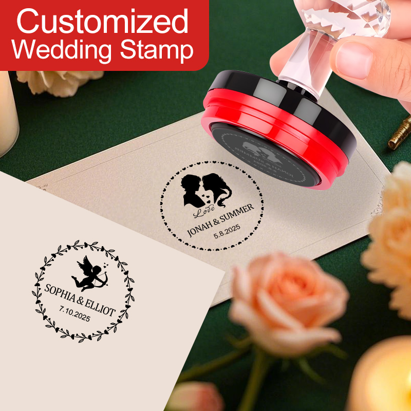 結婚式の文房具用カスタムメイド印鑑 - 彫刻DIYクラフトツ - Wedding Event Supply のレビューと価格